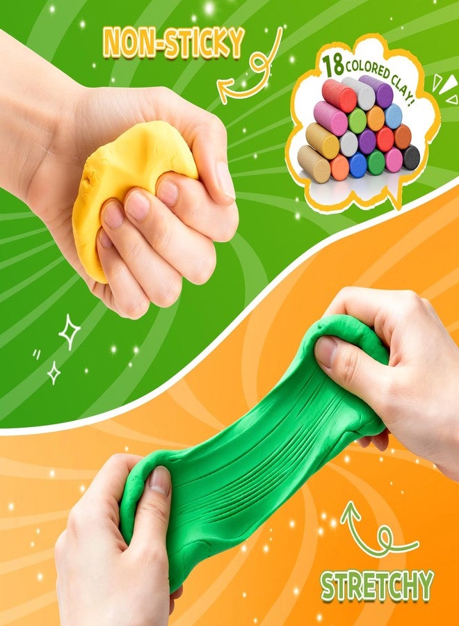 JUKUDAHU 50PCS Play Clay Set Blooming Flower Garden Toy Playset for Kids 3-5, DIY Nature Kits, Pretend Kitchen Toys Accessories with Cart, Toy Dishes, Gifts for Girls Boys Toddlers Ages 3 4 5 6 7 8 9 - Image 4